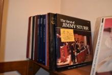 BOX W/13 VINYL RECORDS: JIMMY STURR, BETHOVEN, ETC.