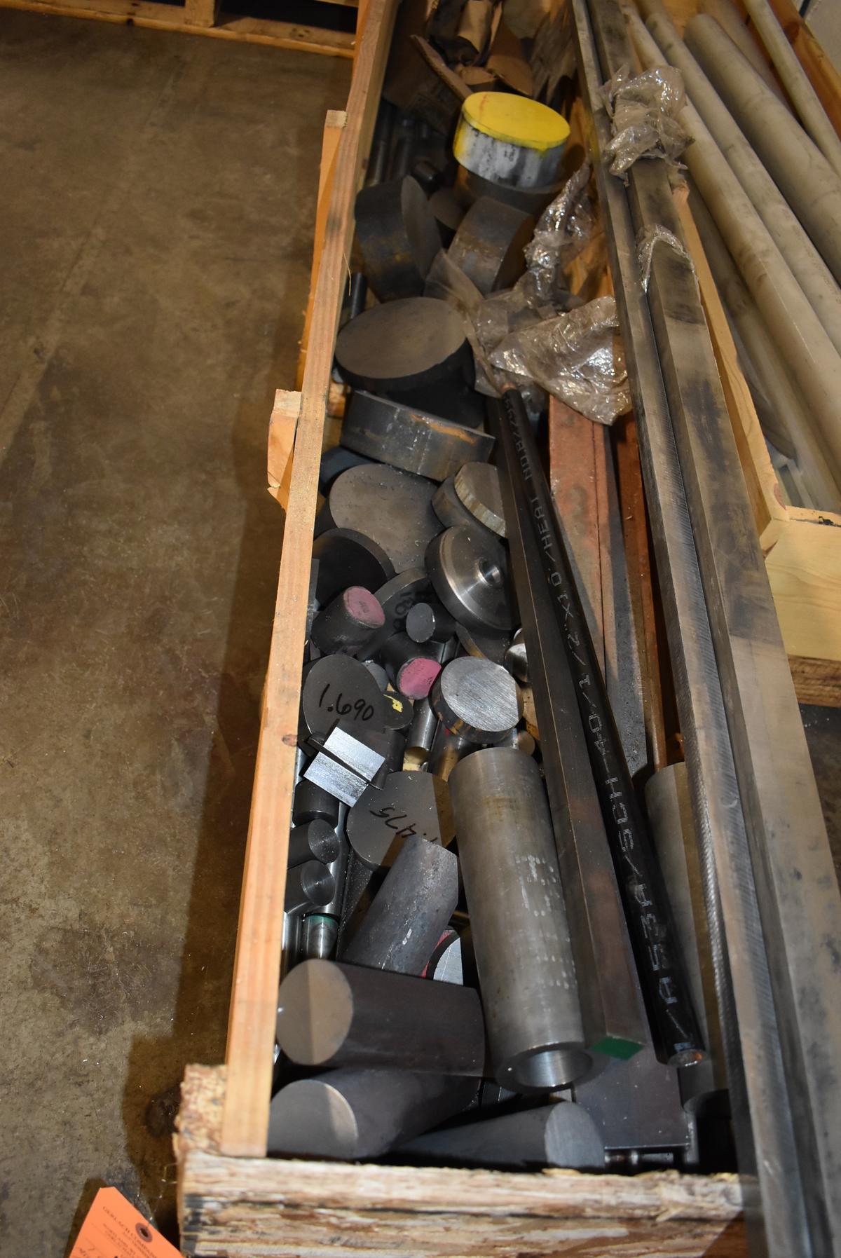 CRATE OF MISC. CUT-OFF METALS