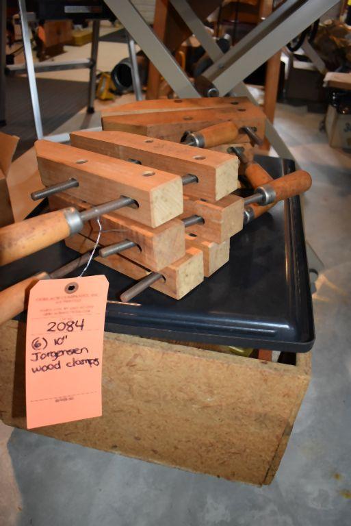 (6) 10" JORGENSEN WOOD CLAMPS