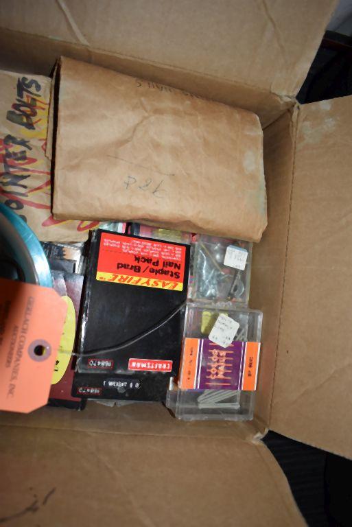 LARGE BOX OF ASSORTED HARDWARE