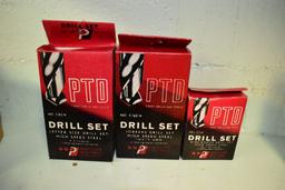 (3) PTD DRILL SETS: NO. CAZ-H LETTER SIZE DRILL SET