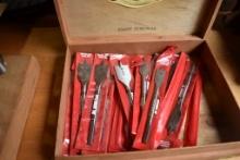 BOX OF SPADE BITS