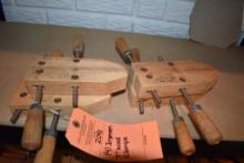 (4) 7" JORGENSEN WOOD CLAMPS