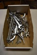 BOX OF MISC. WRENCHES