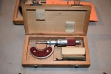 STEINMEYER OUTSIDE MICROMETER 0-1" W/WOOD CASE