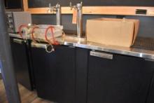 FAGOR 95 1/2" TWIN TOWER SIX PLACE BEER TAP CABINET,