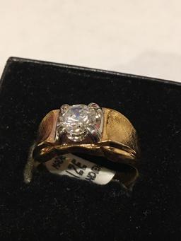 14k Gold electroplate Ring size 9