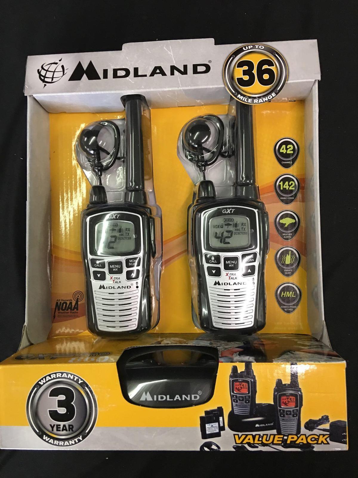 Midland GXF Pro 860 walkie Talkie set