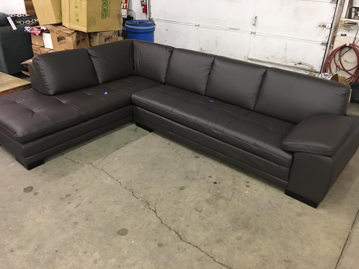 Brown Leather Like sectional Brand New