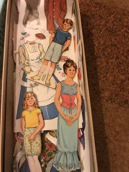 1964 Mary Poppins paper doll cut outs