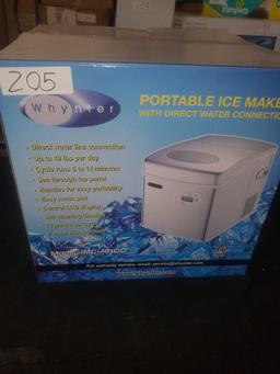 Whynter Portable Ice Maker with Direct Water Connect