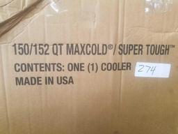 150/152 QT MaxCold/ Super Tough Cooler