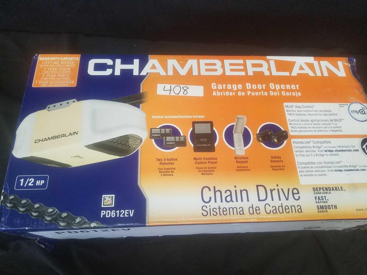 Chamberlain Garage Door Opener Chain Drive PD613EV