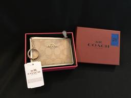 Coach BP SIG Mini Skinny Wallet 65983B Light Khaki