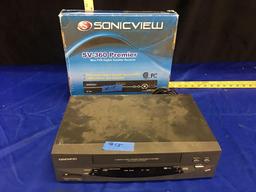 Daewoo 4 head high Speed rewind System & Sonicview SV-360 Premier