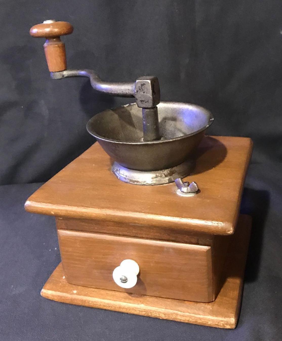 Antique coffee grinder