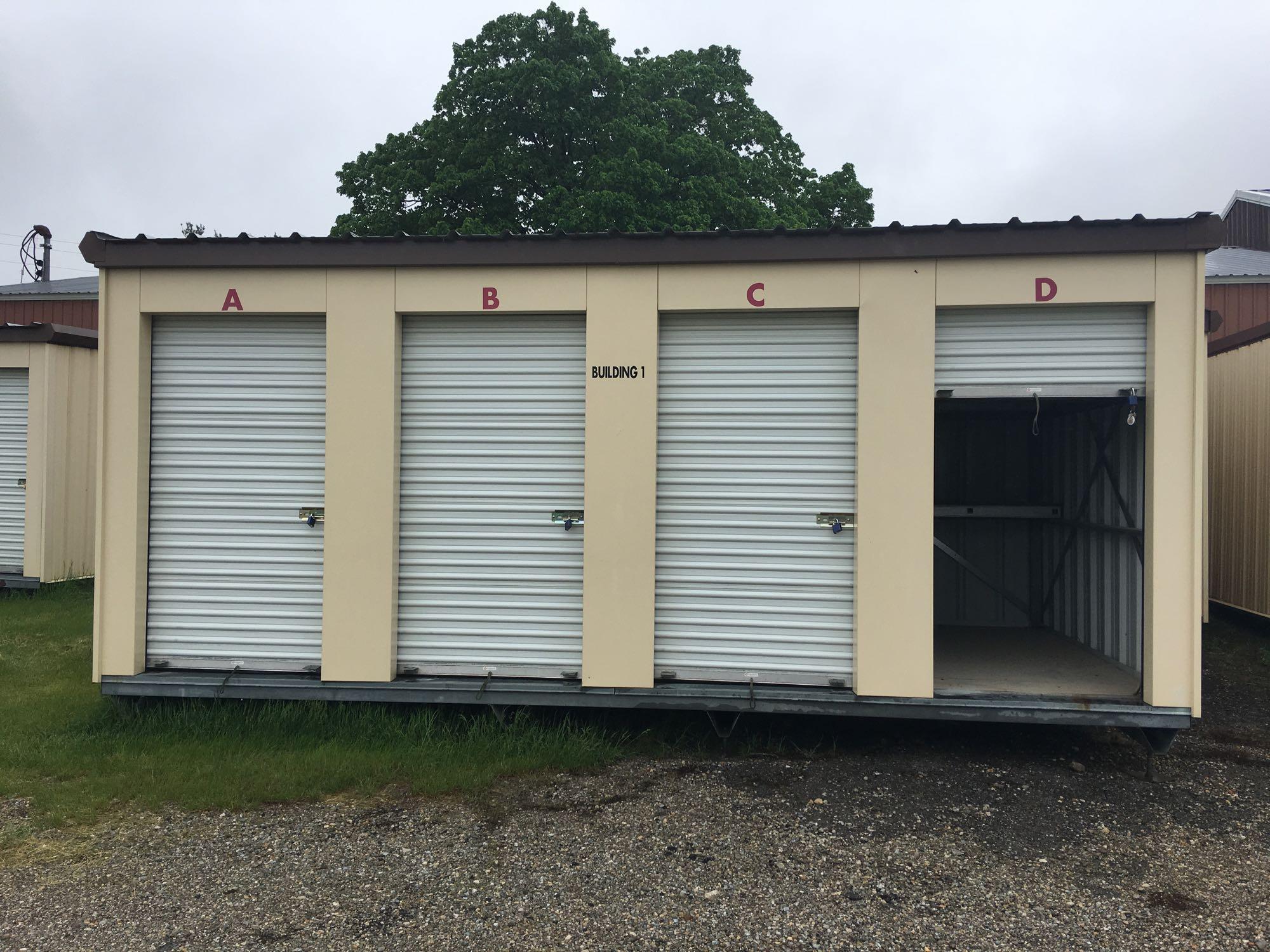 Trachte Building Systems INC 10x20 portable storage unit each single unit is 5x10