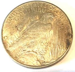 1925 Peace Dollar AU