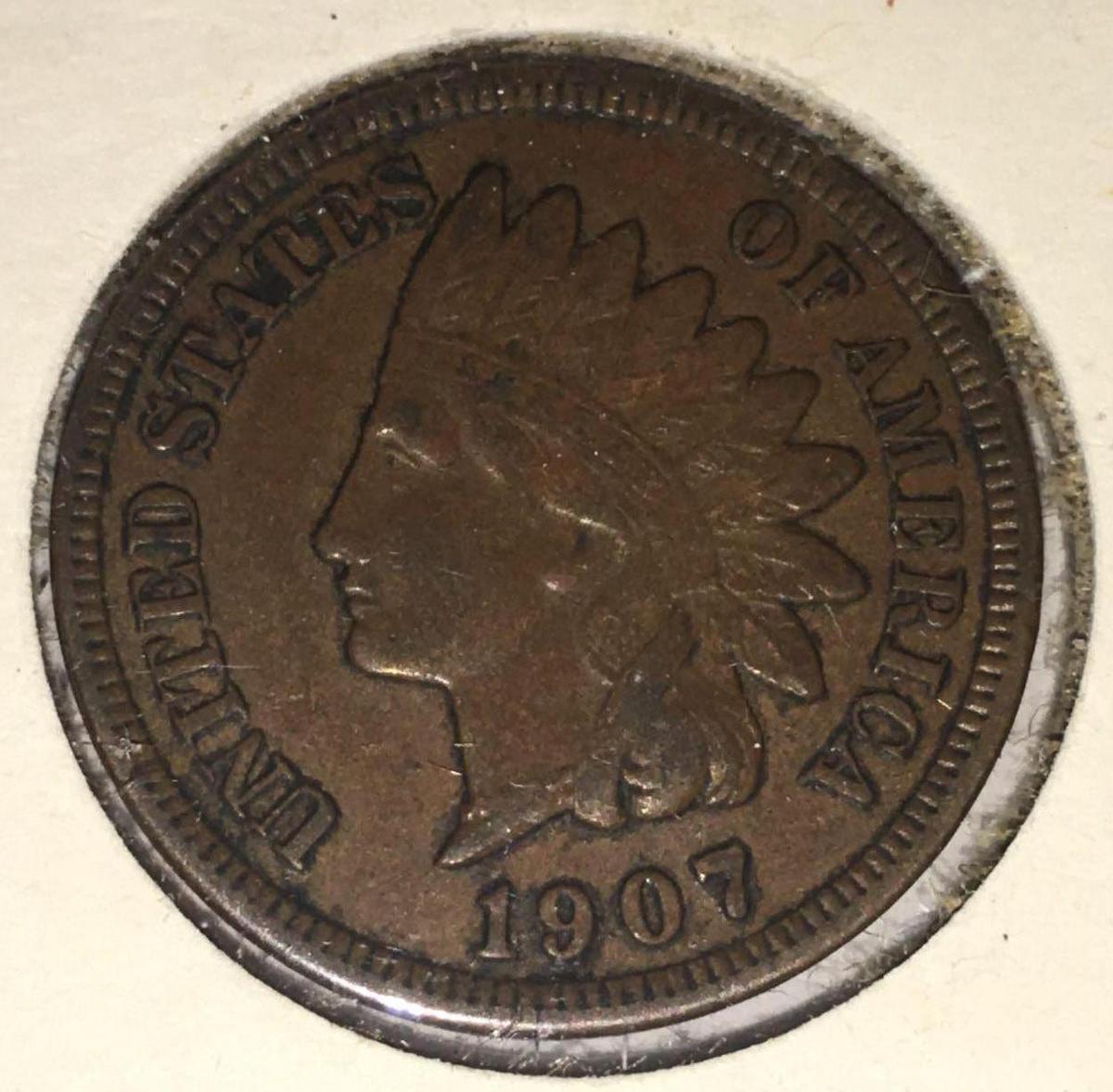 1907 Indian Head Cent XF