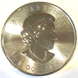 2015 Canada 1.5oz .9999 Fine Silver 8 Dollars Coin PERFECT Condition