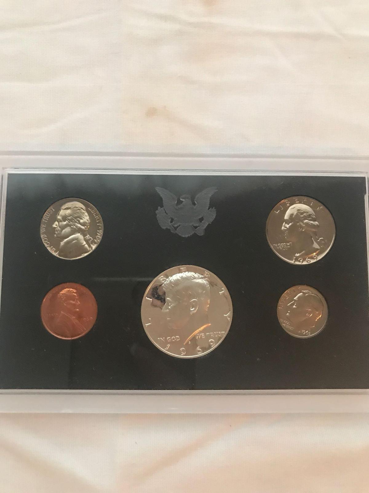 United states proof set 1969