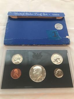 United states proof set 1969