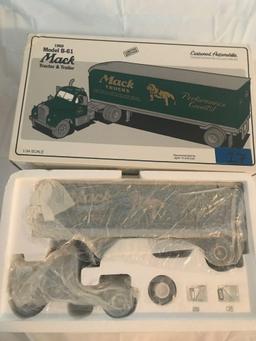 Mack tractor and trailer model B ? 61 1961 1/34 scale Limited edition