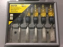 Stanley Wood Chisel set With box
