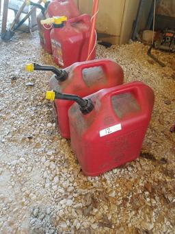 (2) 5 gallon Gas cans