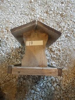 Wooden Bird Feeder