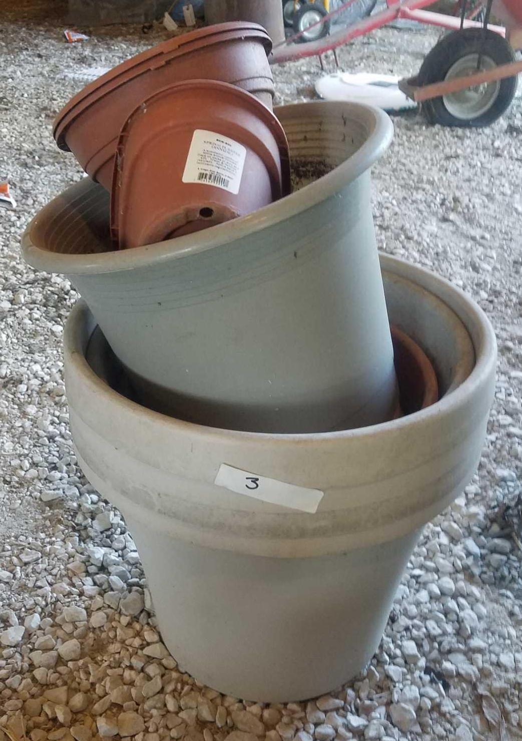 Flower pots-Various Sizes