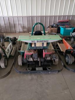 Go kart single seat twin engines