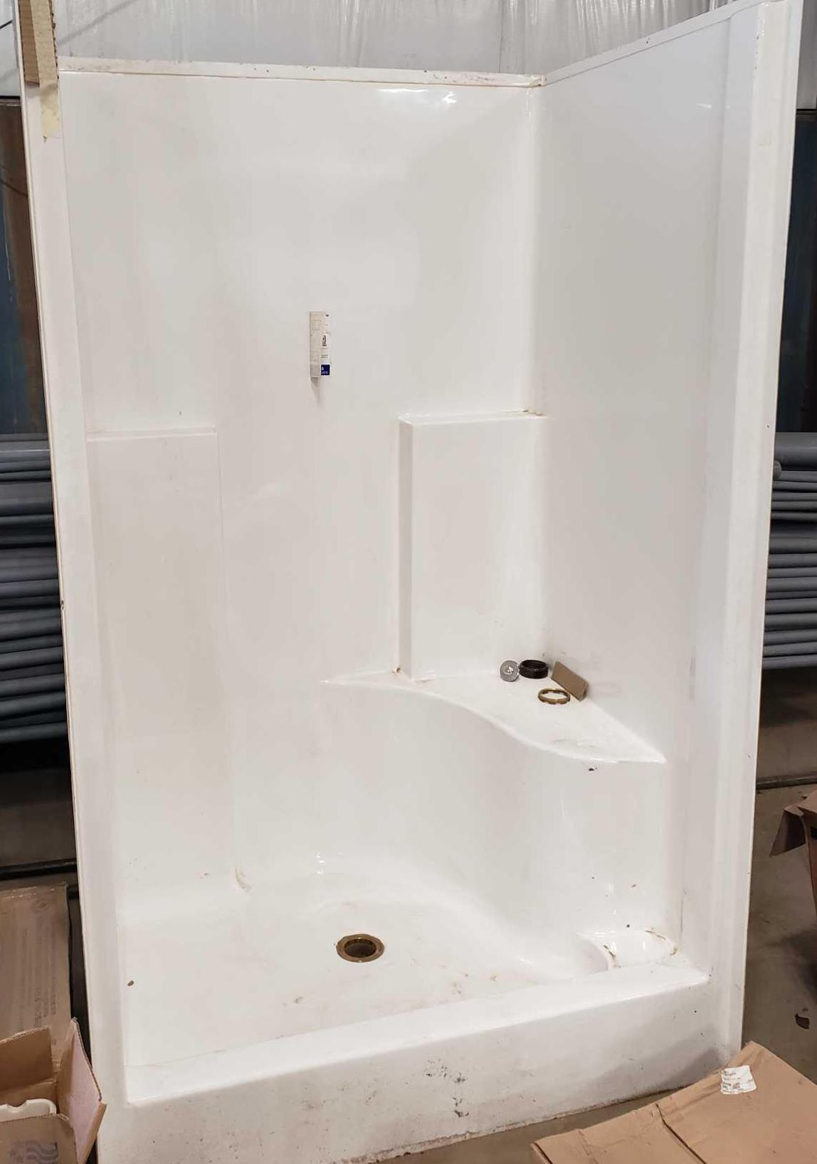 48"X36" Wall insert lt Seated Shower Insert