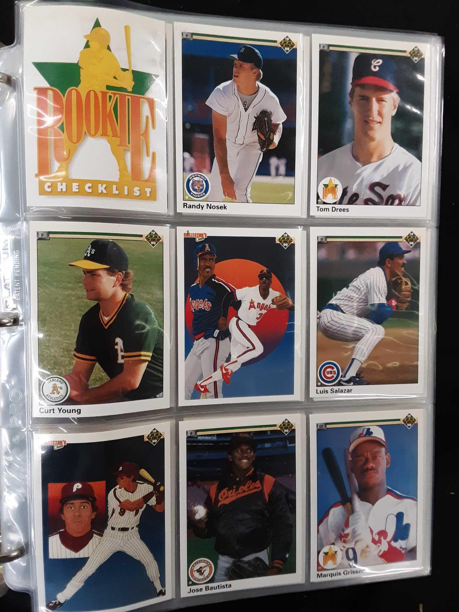 Rookie Checklist 1990 Upper Co. 1-800 complete set