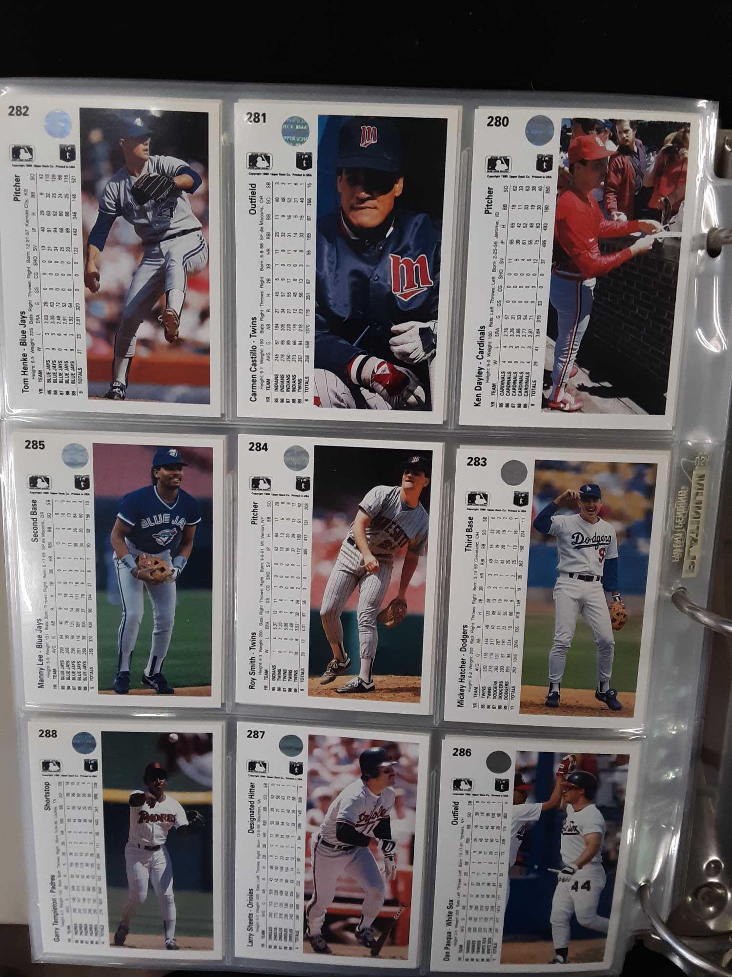 Rookie Checklist 1990 Upper Co. 1-800 complete set