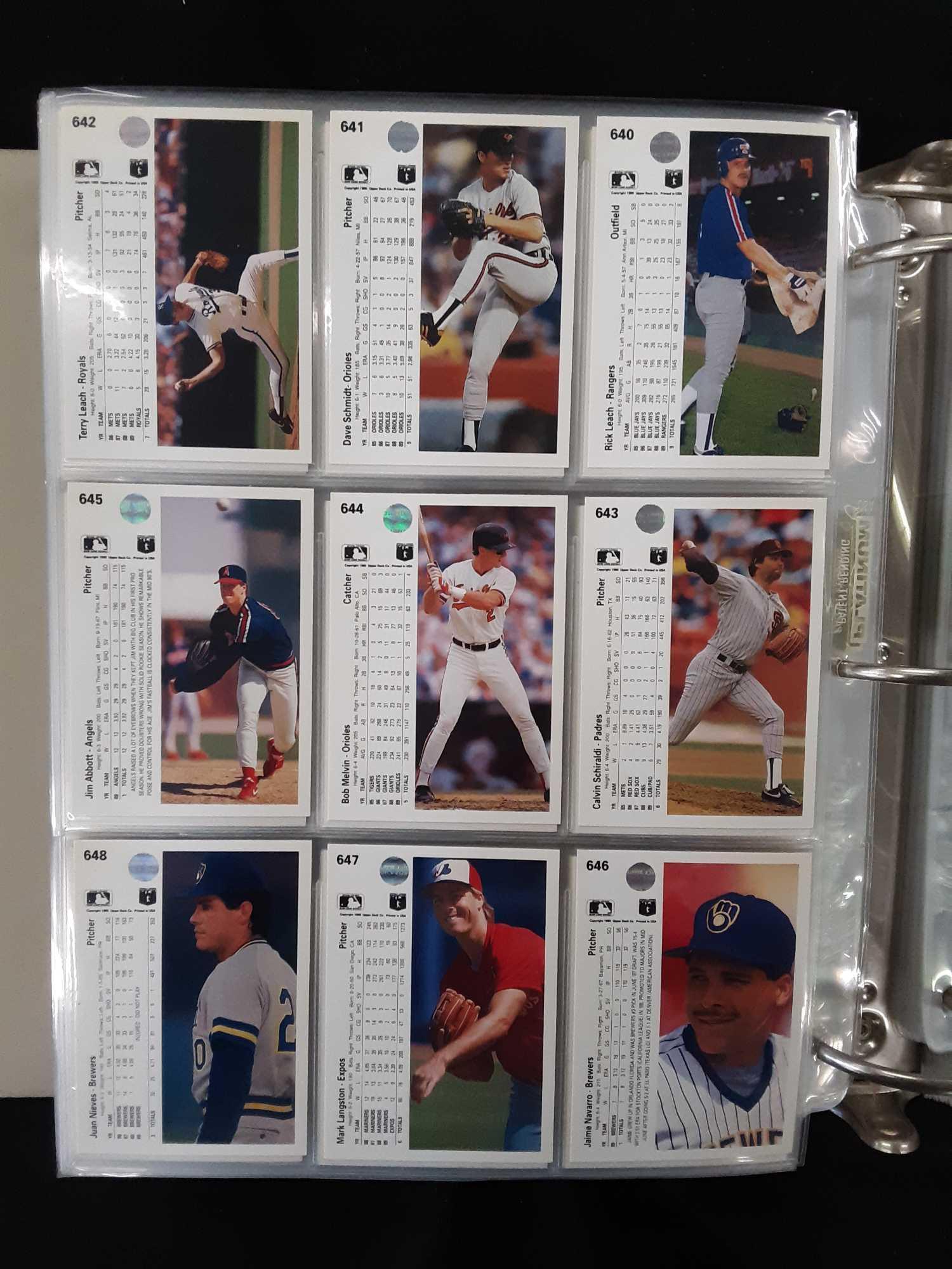 Rookie Checklist 1990 Upper Co. 1-800 complete set