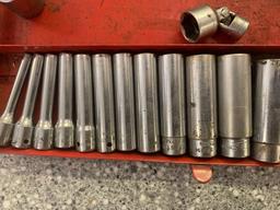 Snap-on 1/4inch Socket Set appears to be complete