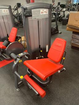 Cybex VR3 Leg Extension Machine adjustable weight up to 230 lbs belt driven