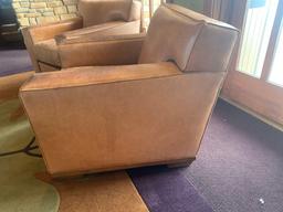 2x-Leather Swaim Upholstery Chairs