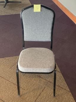 50x-Gray padded Chairs only 1 year old used 5 times