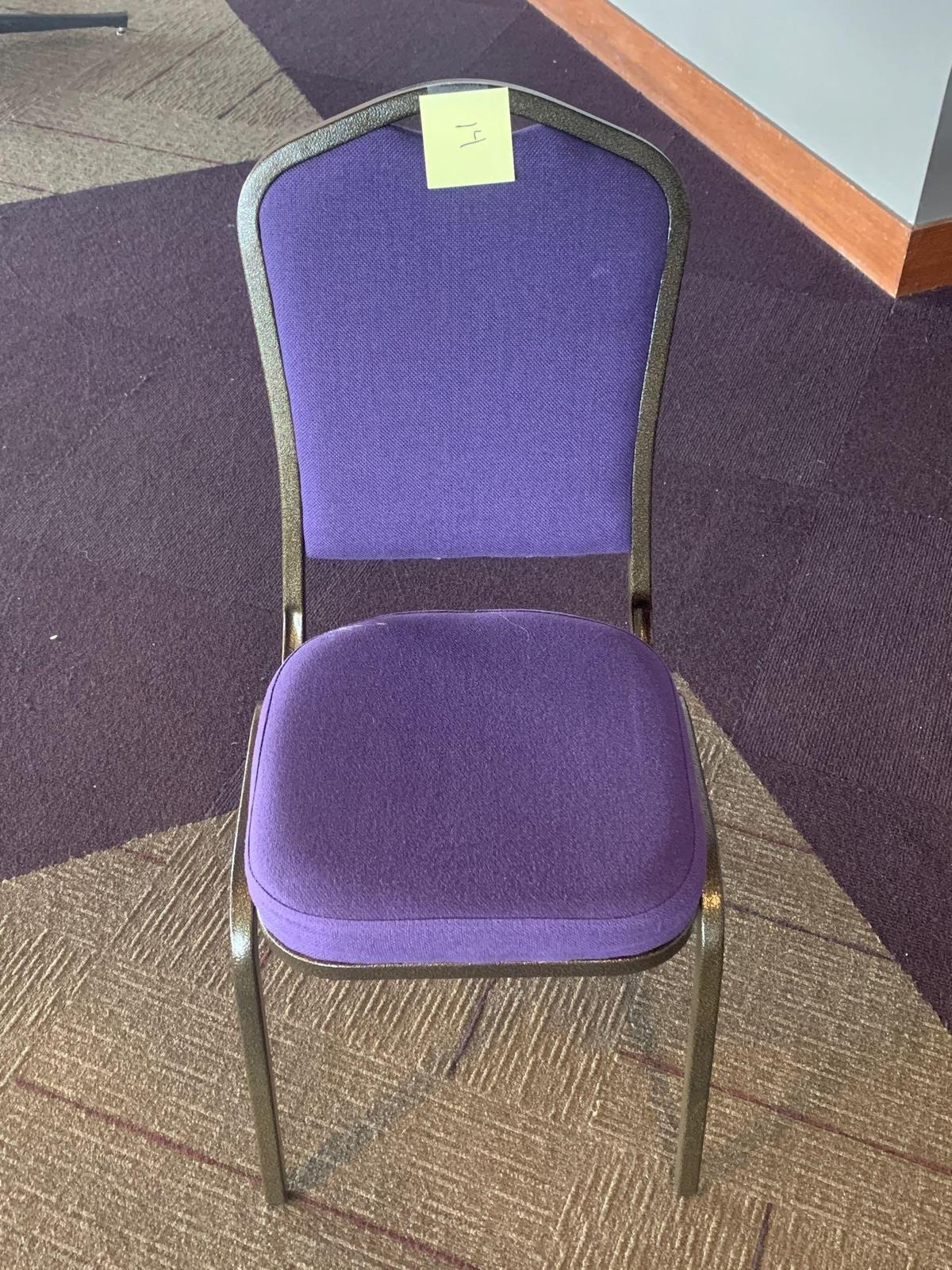 50x-Purple padded Chairs excellent chairs