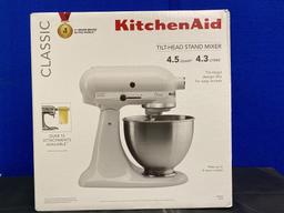 Classic White Kitchen Aid Stand Mixer