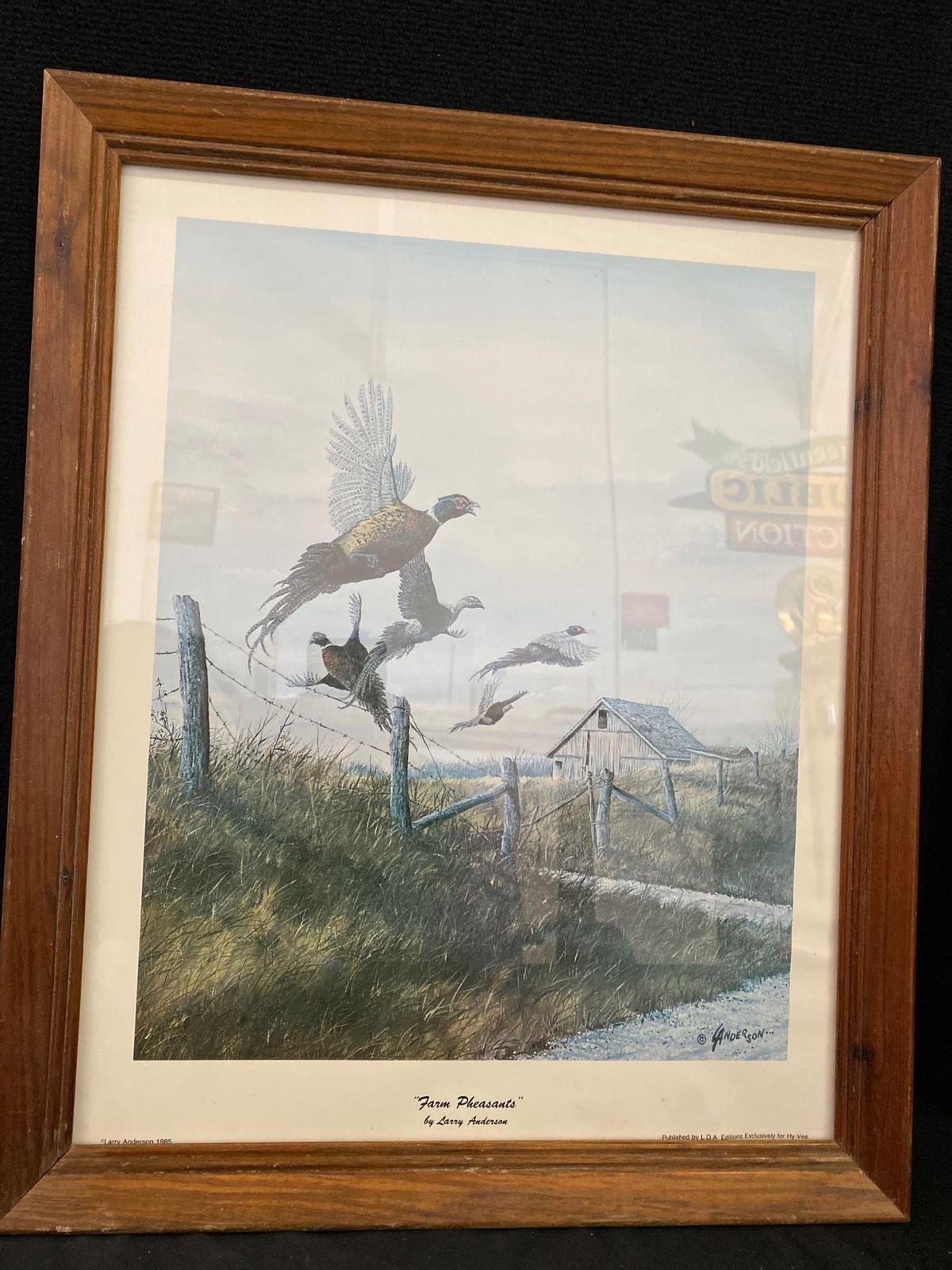 ? Farm Pheasants ? Frame