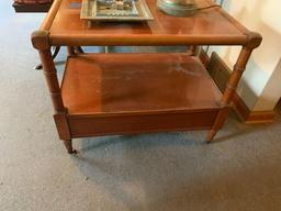 End table ashtray and lamp