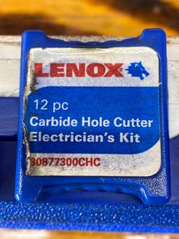 Lenox carbide hole cutter electricians kit