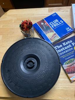 Recipe books for Insta pot club frills and tortilla warmer