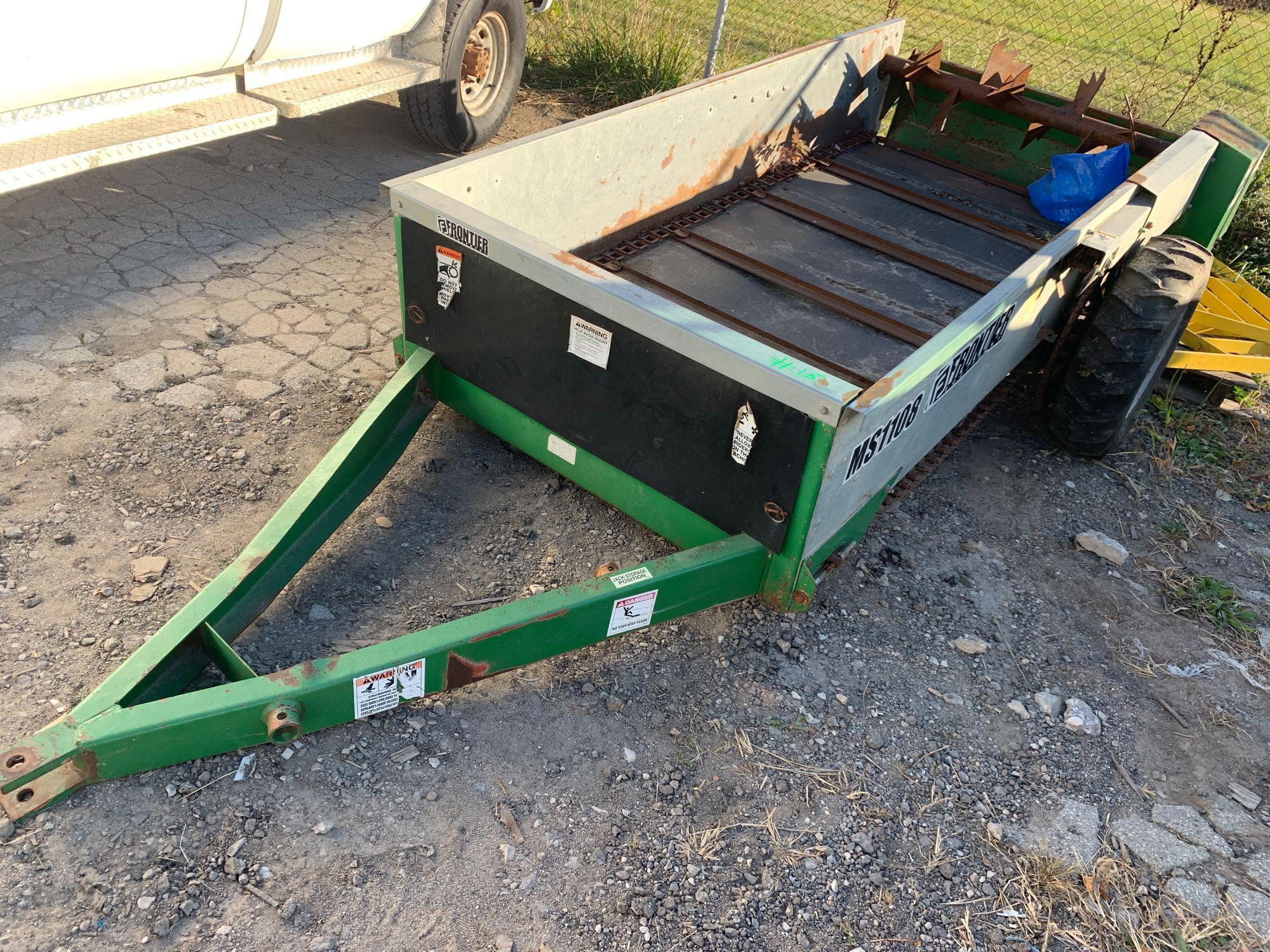 Frontier MS1108 manure spreader operates as it should