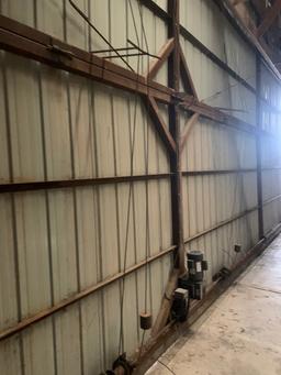 45ft hanger door located on the building sitting East & West