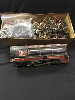 Wyandotte Railway Engine , Bulb Sockets Empty?s Boxes