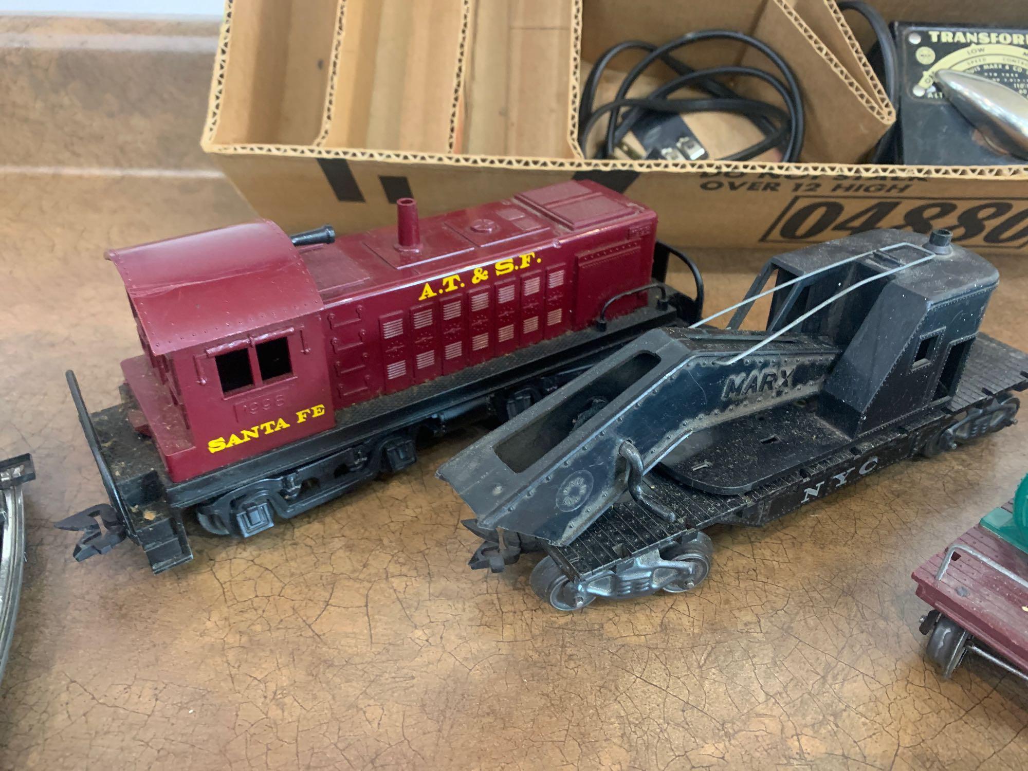 O scale Marx #1998 Diesel Switcher work train nice! Complete